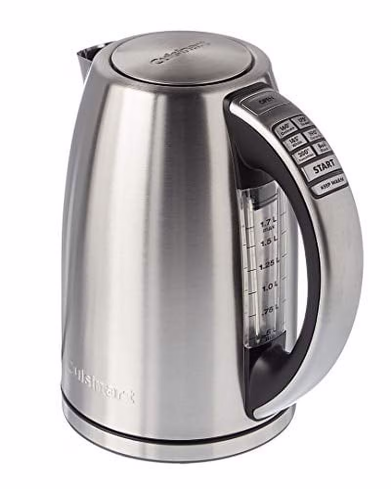Cuisinart CPK-17 PerfecTemp 1.7-Liter Stainless Steel Cordless Electric kettle, Graphite