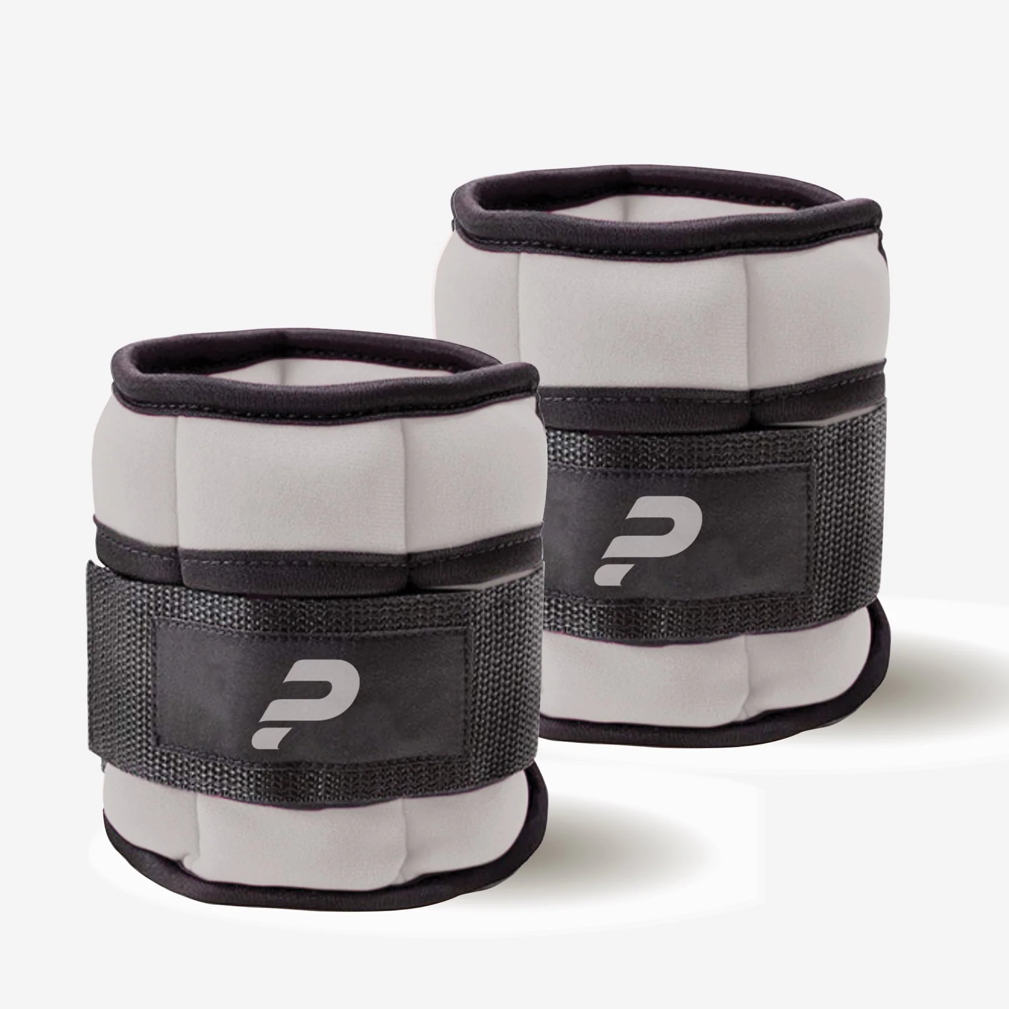 Power Wearhouse Comfortable Power Wrist-Ankle Weights, Gray 2 x 1lbs: Includes New! Cooling Technology