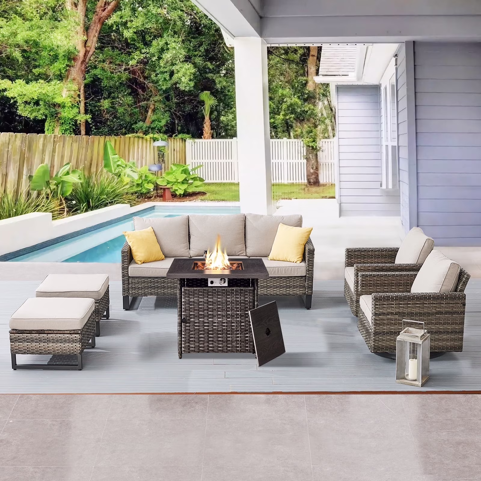 POCASSY 6 Piece Sofa Seating Group