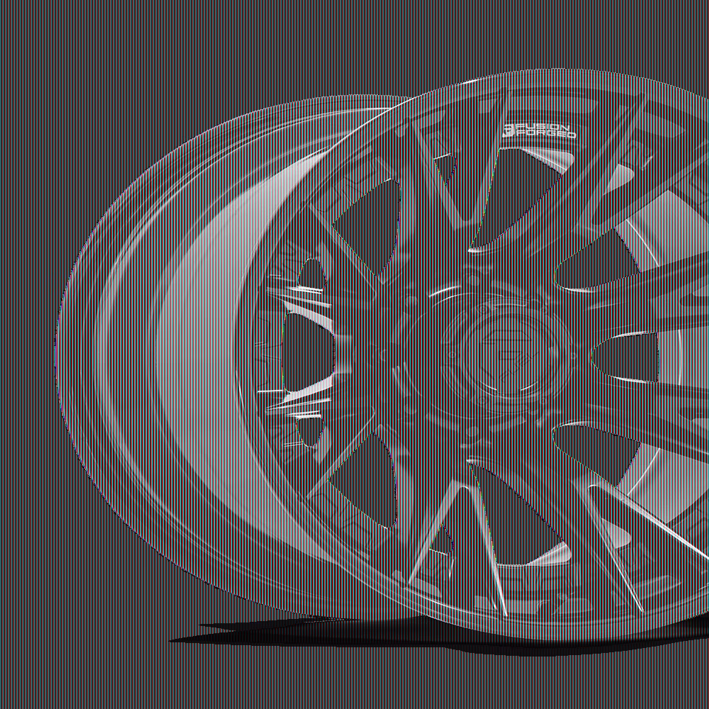 Fuel 1PC Fusion Forged Wheel D402 22x12 8x180 M-BLK G-BLK -44mm, FC402MX22128844N