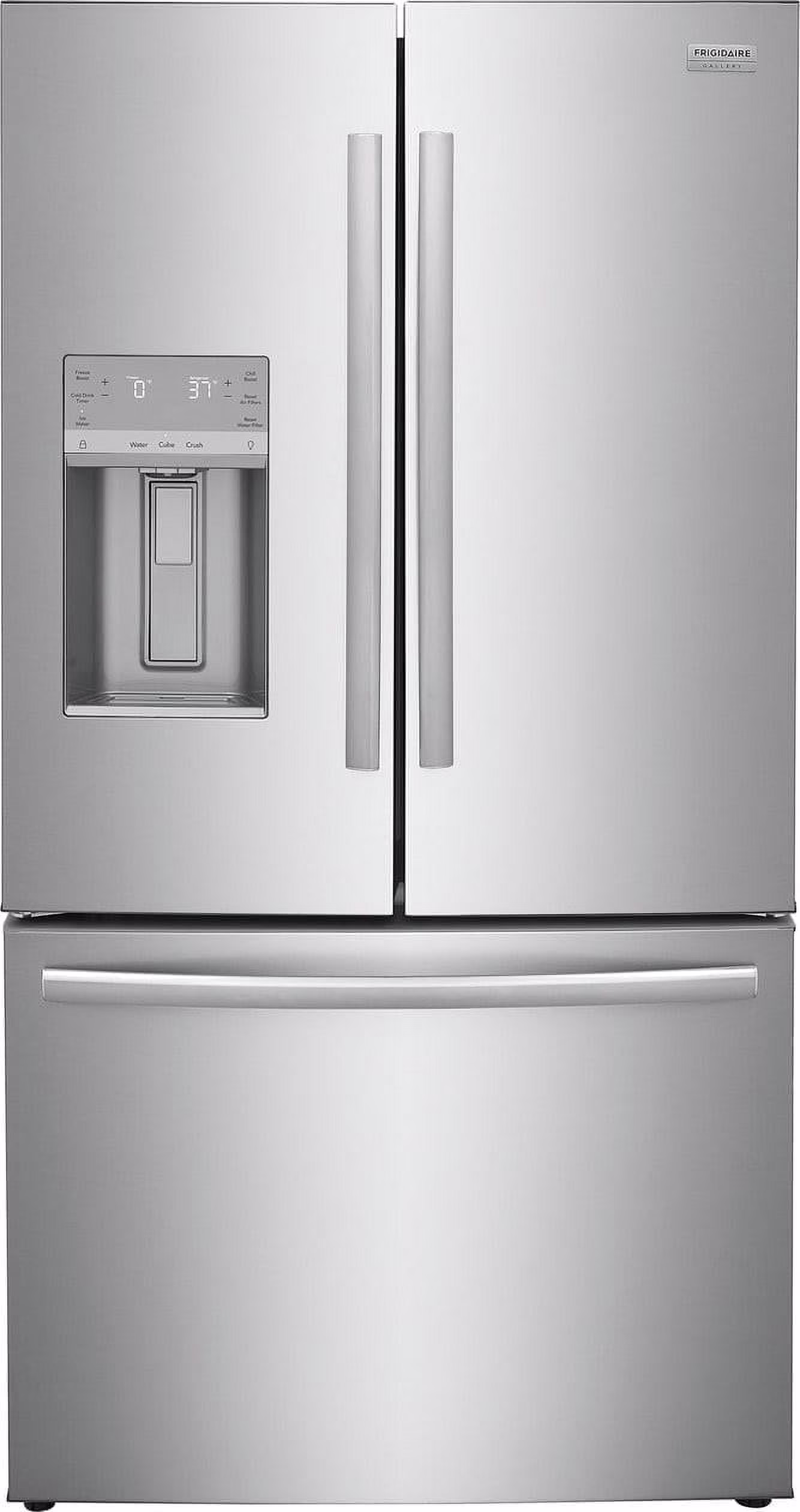 Frigidaire Gallery GRFC2353AF 22.6 Cu. Ft. Counter-Depth French Door Refrigerator, Stainless Steel