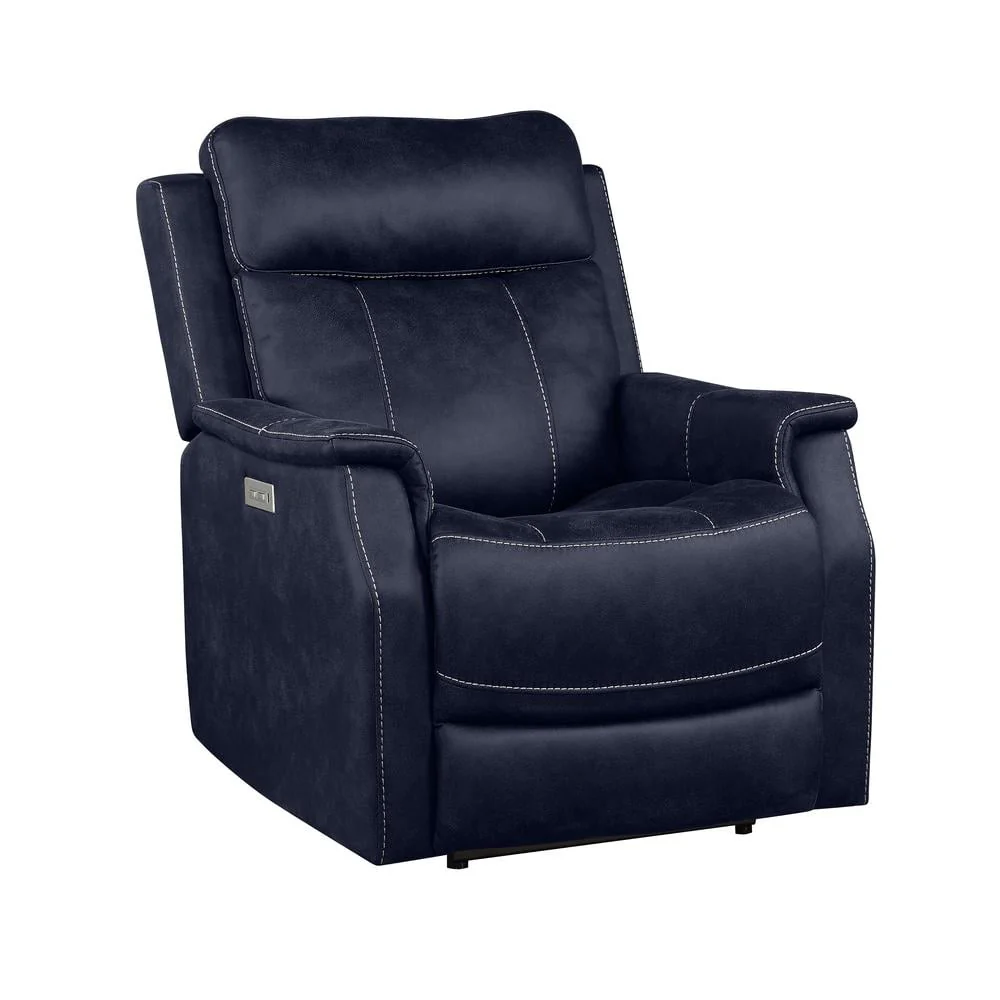 Steve Silver Valencia Dual Power Recliner - Ocean