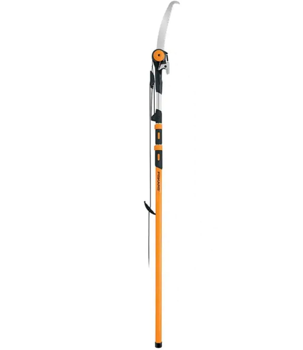 Fiskars 7 16' Chain Drive Extendable Pole Saw And Pruner