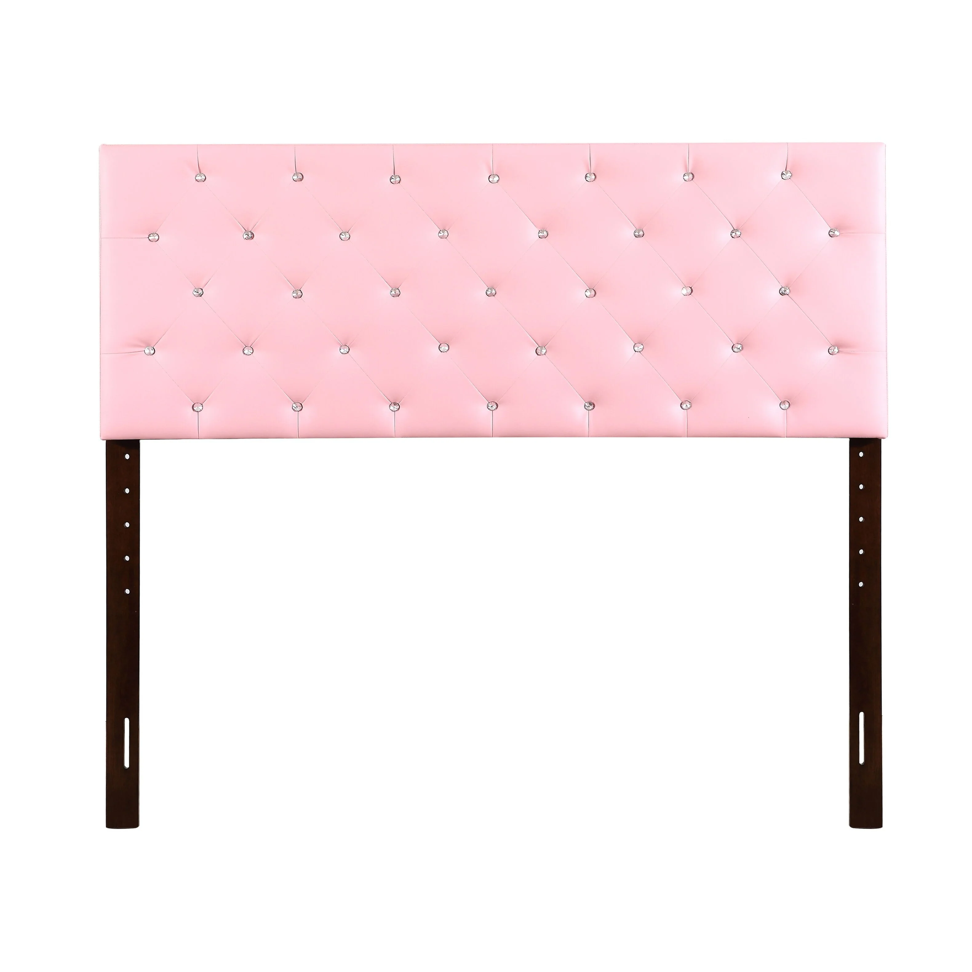 LYKE Home London Pink Jeweled Full Headboard