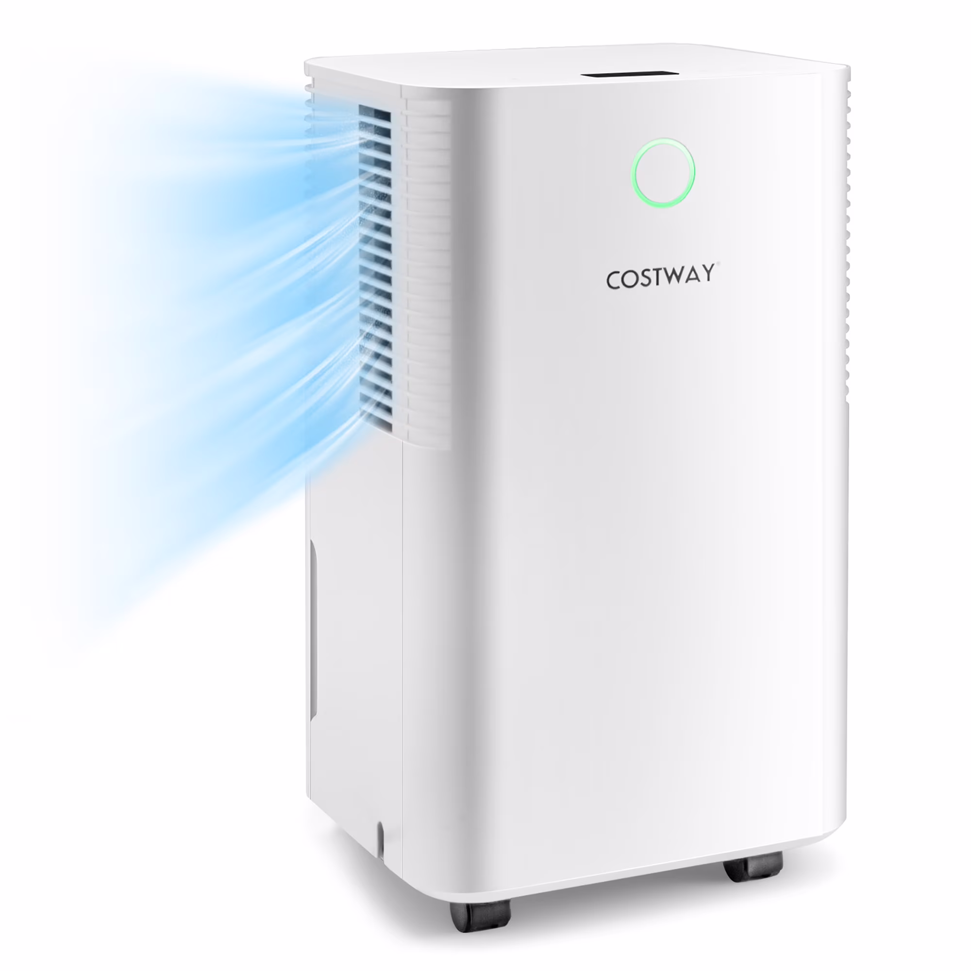 Costway 32-Pint Dehumidifier with Auto Defrost & 24H Timer Drain Hose 1,750 Sq. ft Coverage Area