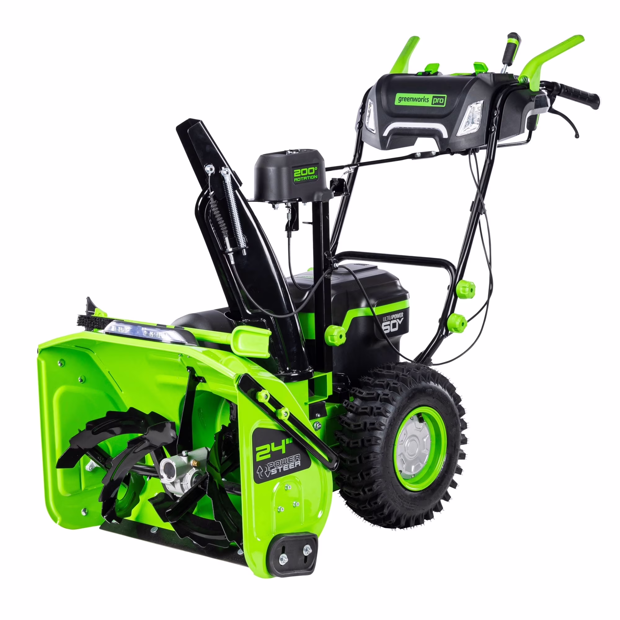 Greenworks Snow Blower 24 in 60V Two-Stage Battery Powered Self-Propelled Outdoor Equipment