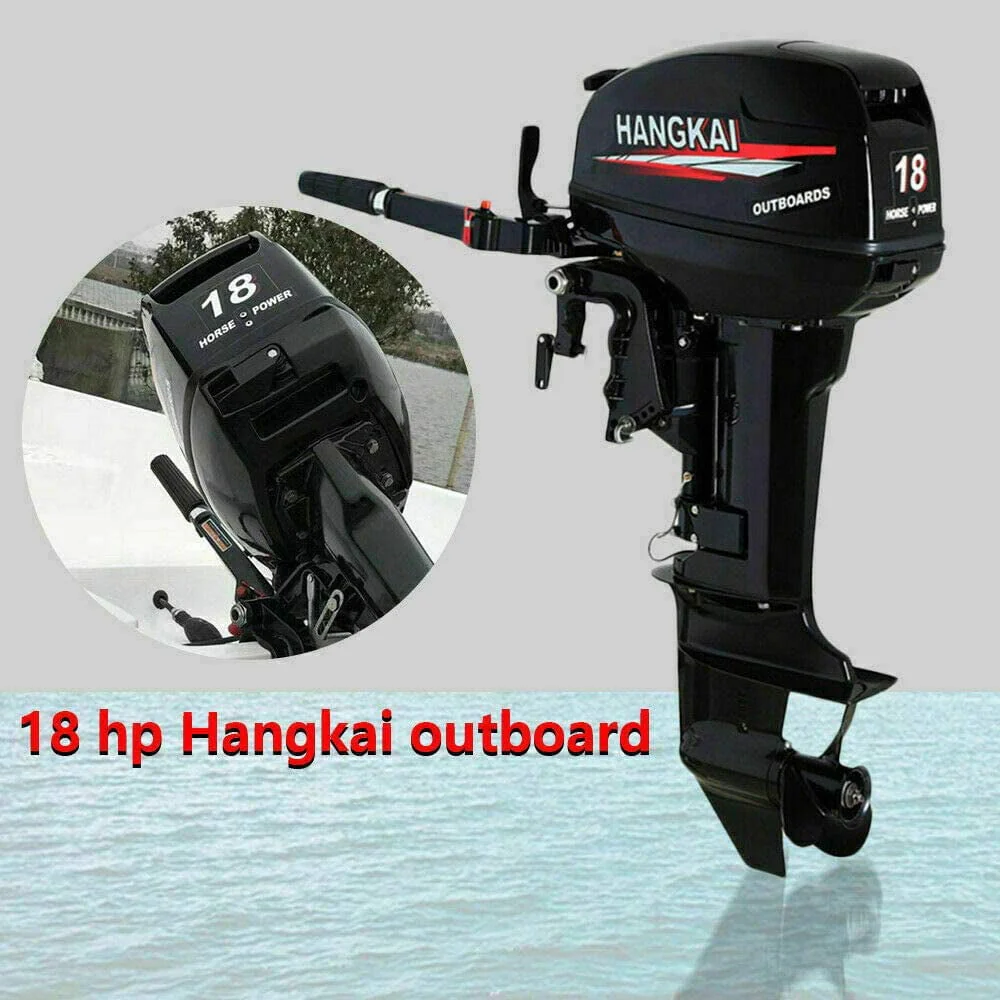 TFCFL 2-Stroke 18HP 246CC Outboard Motor Boat Engine Water Cool+CDI System Heavy Duty