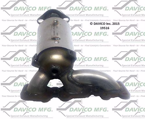 Davico Mfg Catalytic Converter P/N:19516 Fits select: 2013-2015 FORD EXPLORER, 2013-2015 FORD TAURUS