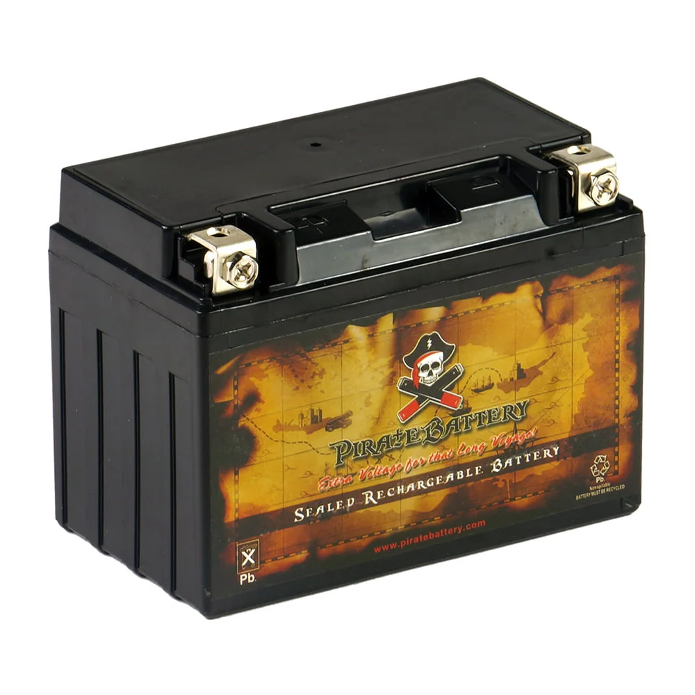 Pirate Battery YTX9-BS Sealed Agm 12V 135Cca Motorcycle Battery For Honda 650Cc Xr650L 2006