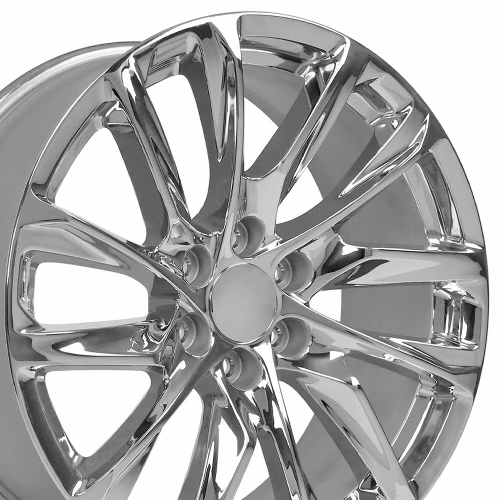 20x10 4PLAY Wheel for GM Ford Dodge Hummer 4P50 Brushed Black Rim