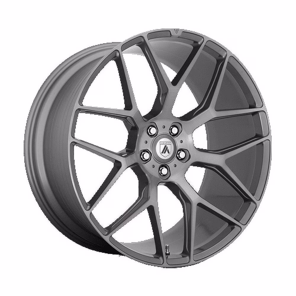 Asanti Black Aluminum Rim ABL-27 DYNASTY 20X9in Titanium Brushed Finish, ABL27-20905635TB