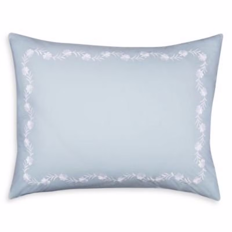 Matouk Daphne Pool King Sham 21 x 36, Corded Edge Style BL423 500 Thread Count