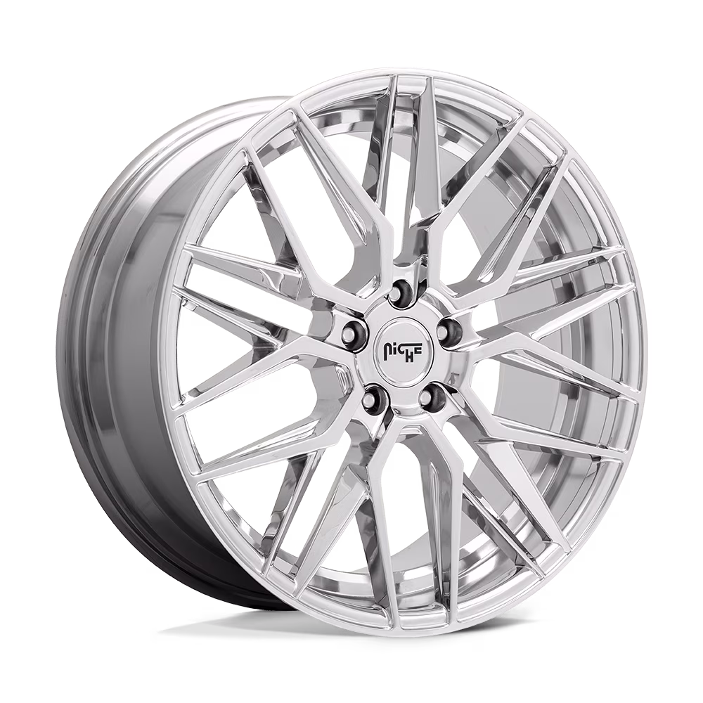 Niche 1PC Cast Aluminum Rim M249 20X9 5X4.5 CHROME 35MM, M249209065+35