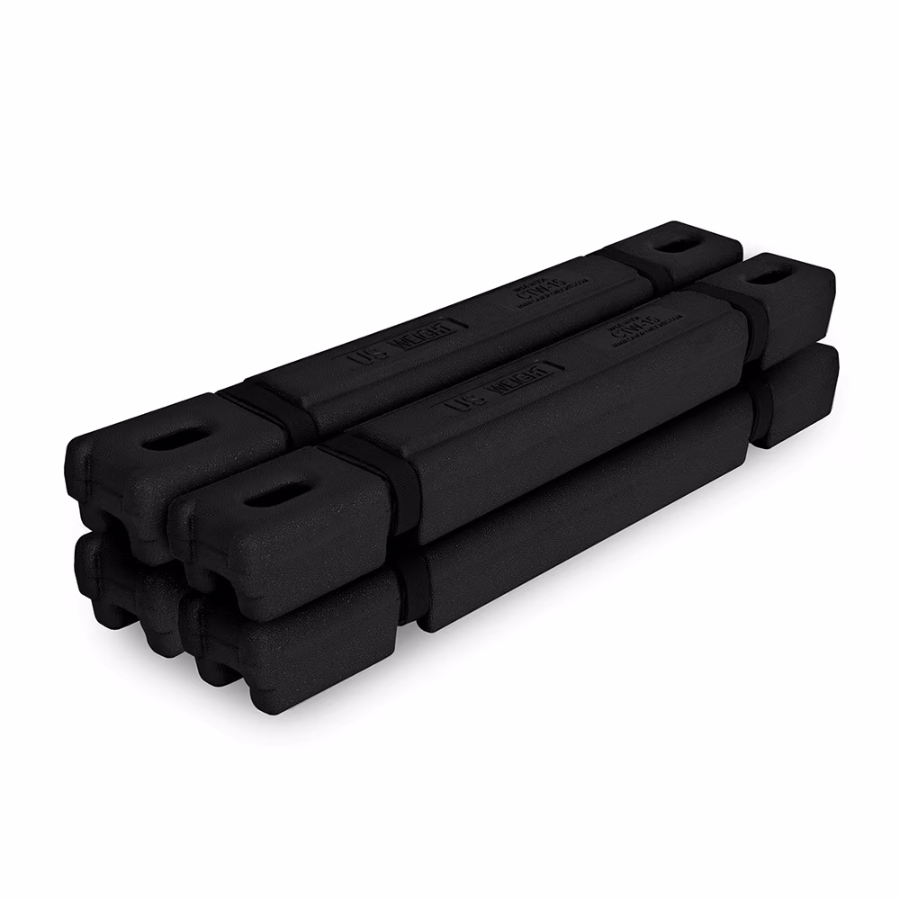 US Weight Four 15-Pound Ingot Canopy Weights Secure Tents and Canopies  �?60 Pounds Total