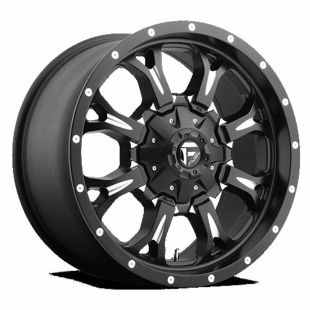 Fuel Krank 20X9 Matte Black Milled Wheel