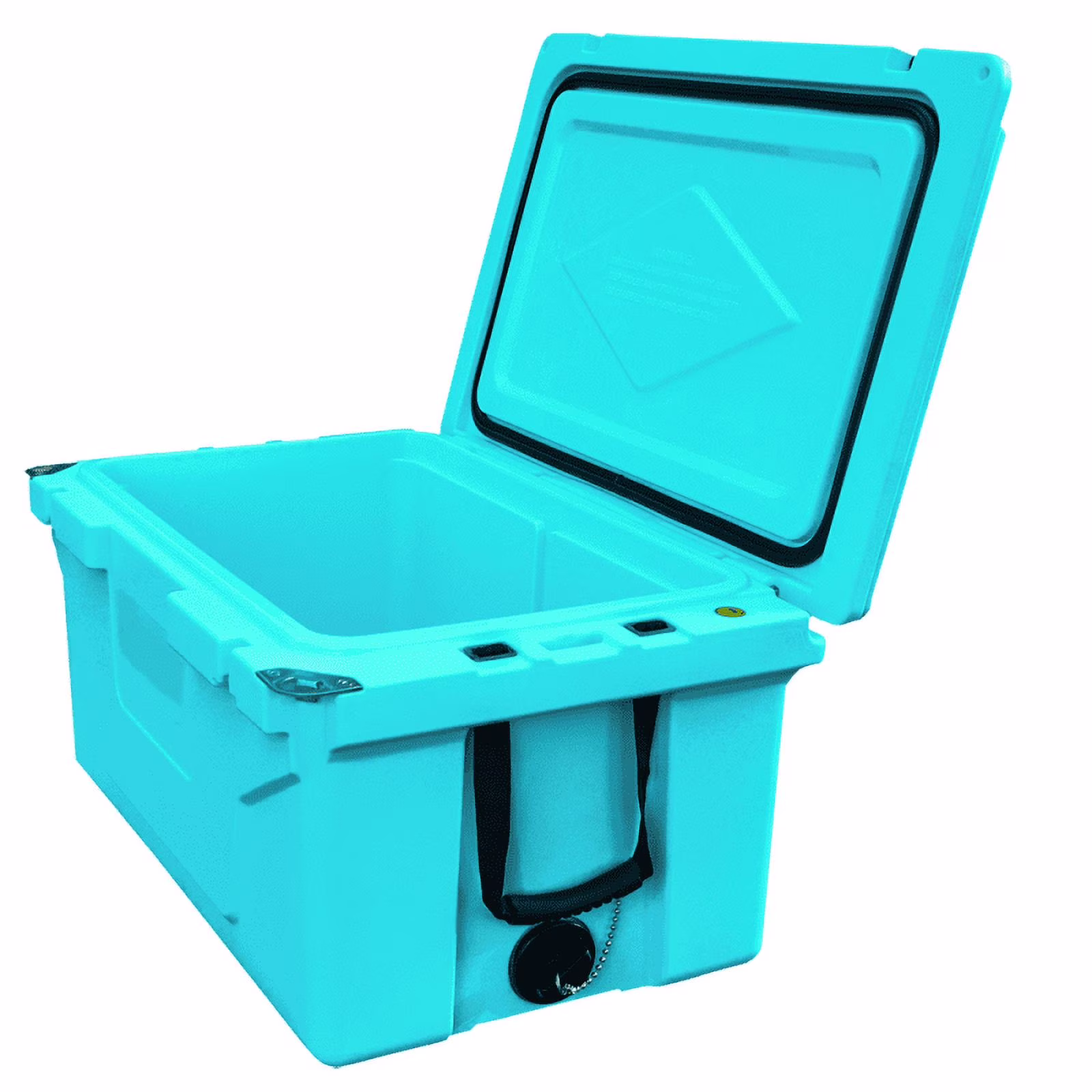 65QT Camping Ice Chest - Polyurethane Insulation, Silicone Seal, Sturdy LLDPE | Keeps Beer/Drinks Cold 5 Days, Easy-Carry Grips | Outdoor/Travel