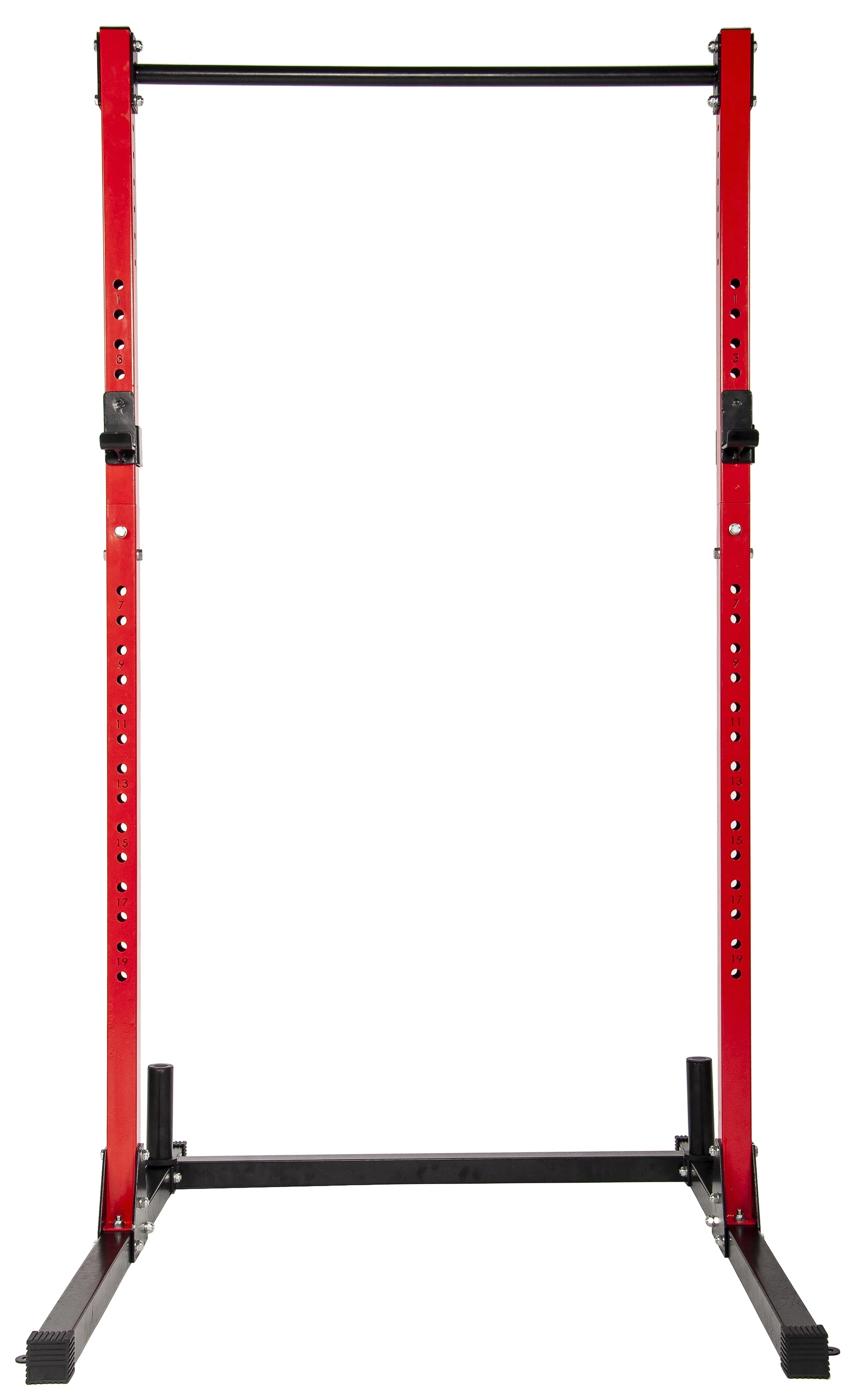BalanceFrom Multi-Function Adjustable Power Rack Exercise Squat Stand with J-Hooks and Other Accessories, 500lb Capacity