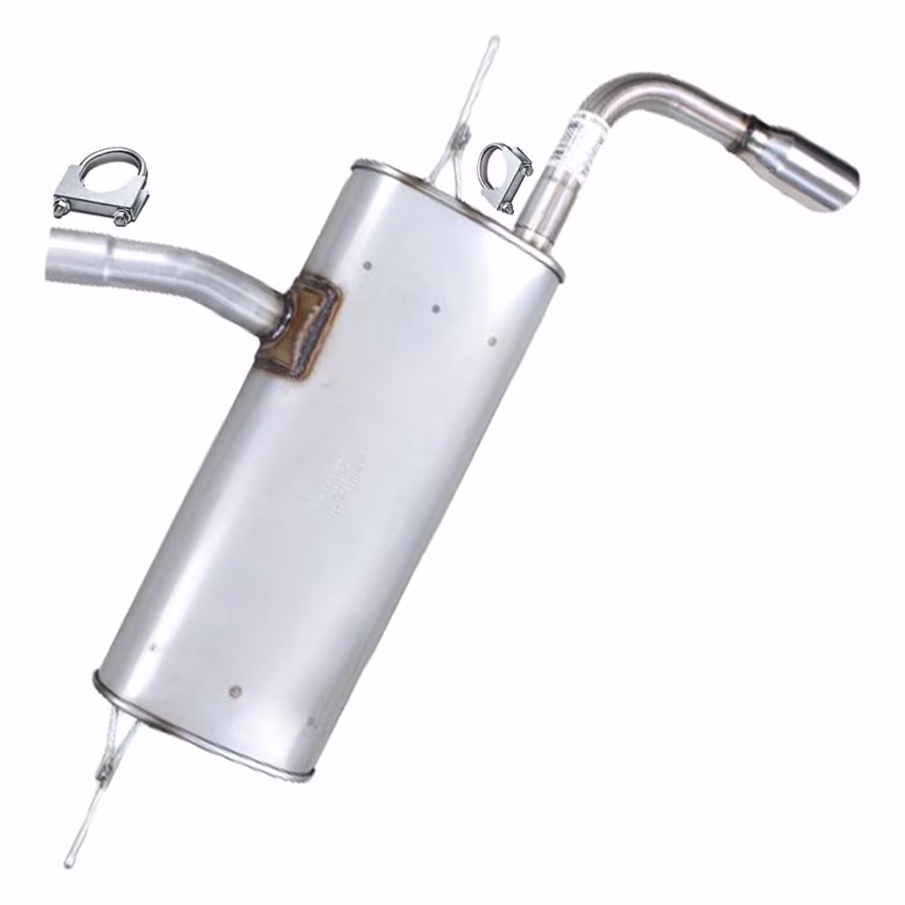 Stainless Steel Exhaust Muffler Fits 2013-2019 Ford Fusion 15.L, 1.6L, 2.0L & 2.5L - Direct Fit