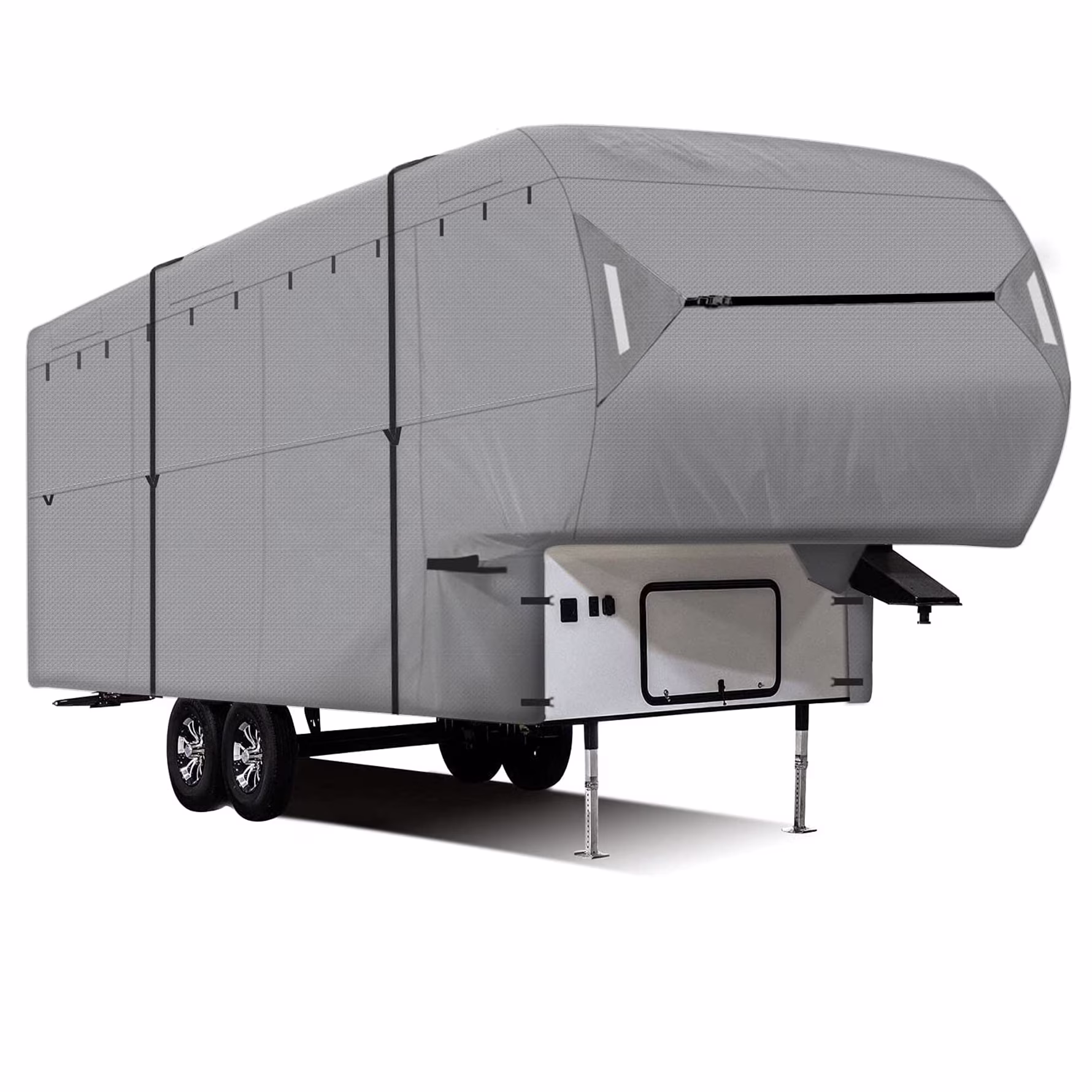 Genrics Waterproof 5TH Wheel RV Motorhome Camper Storage Cover 26'-29' FT with Zipper