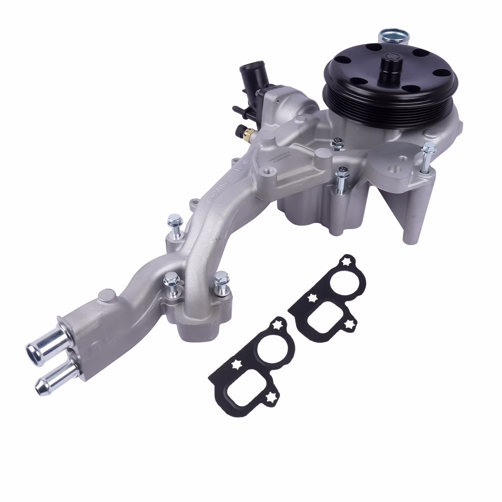 NEWZQ Engine Water Pump for Chevrolet Tahoe GMC Yukon Pickup Sport Utility 2014-2020 Silver 1Pc