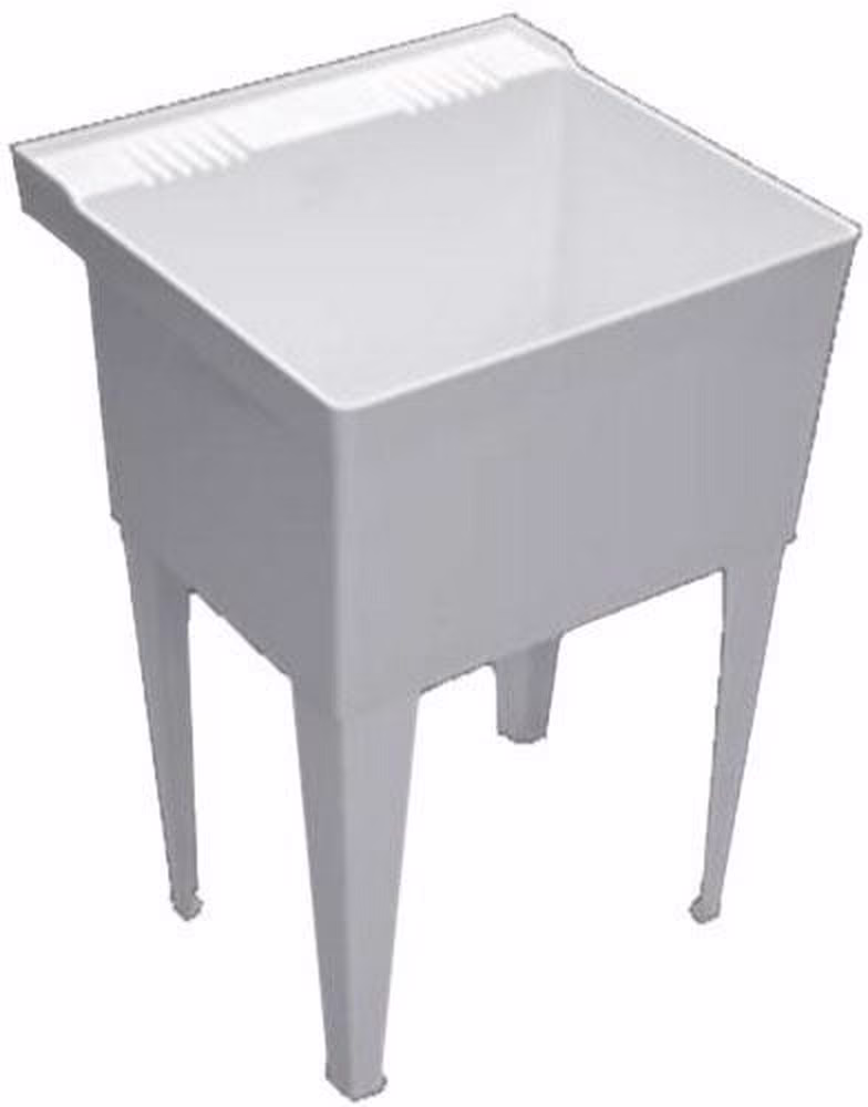 PROFLO PFLT2123 White SMC 23in Single Basin Free Standing Sink