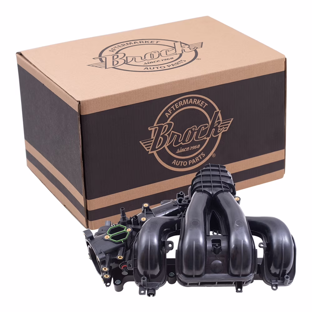 Brock Replacement Intake Manifold with Gaskets Compatible with 2005-2007 Focus with 2.0L engines ONLY