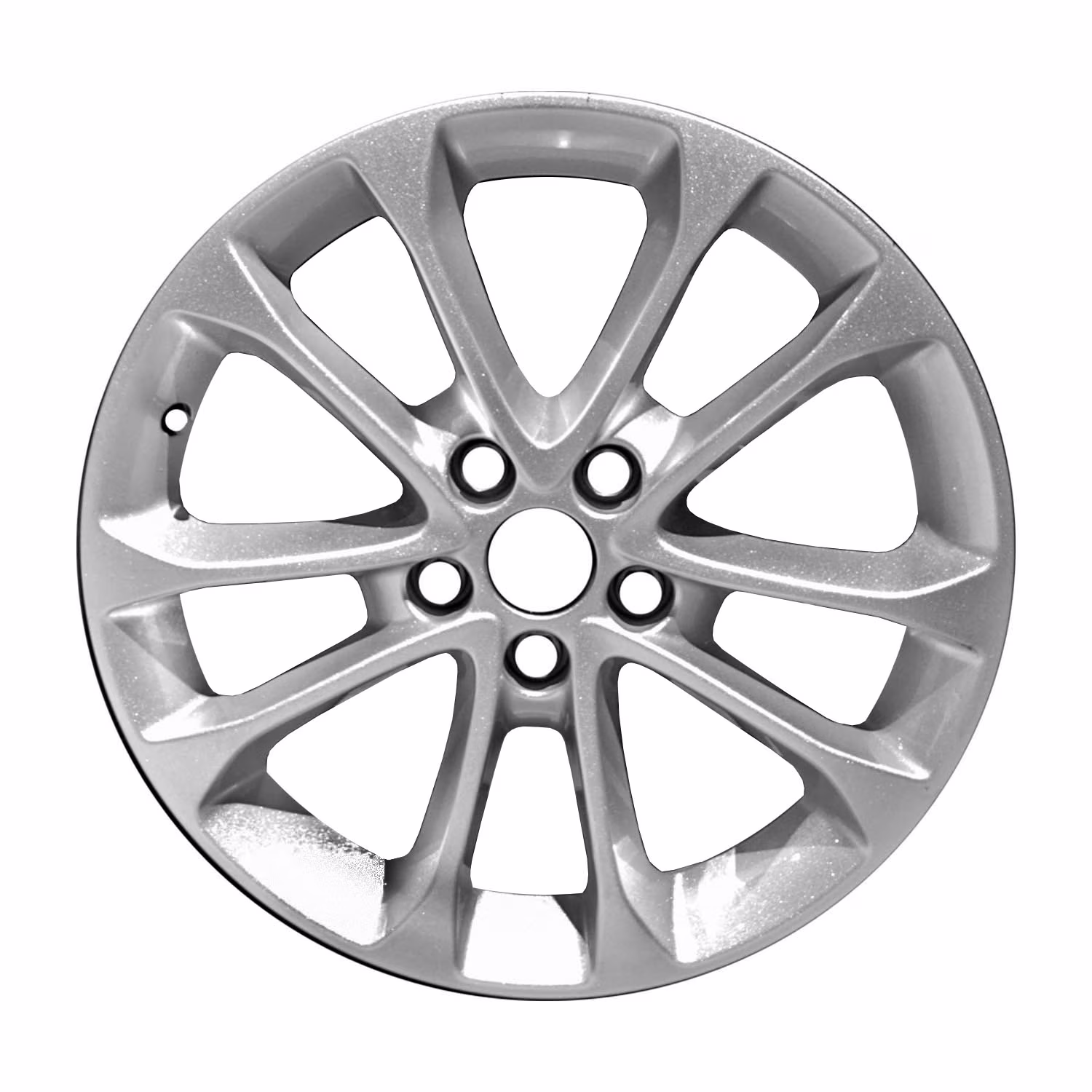 Remanufactured Painted Sparkle Silver Aluminum Wheel 17 x 7.5 fits 2019-2020 Ford Fusion