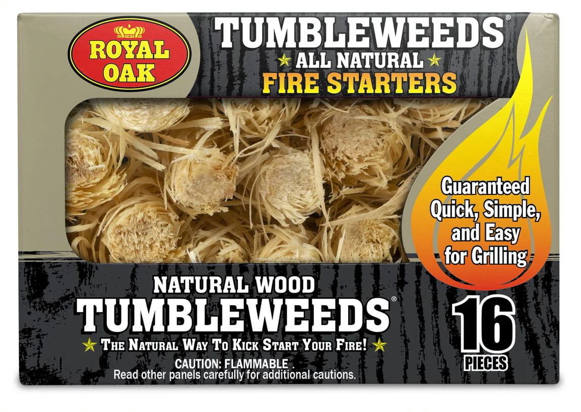 Royal Oak Tumbleweeds Natural Fire Starters 16 pack