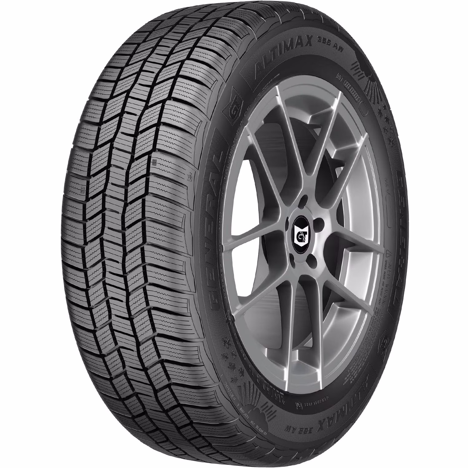 Set of 2 General Altimax 365AW 235/55R19 105H XL Tires Fits: 2010-16 Chevrolet Equinox LTZ, 2017-18 Honda CR-V EX-L