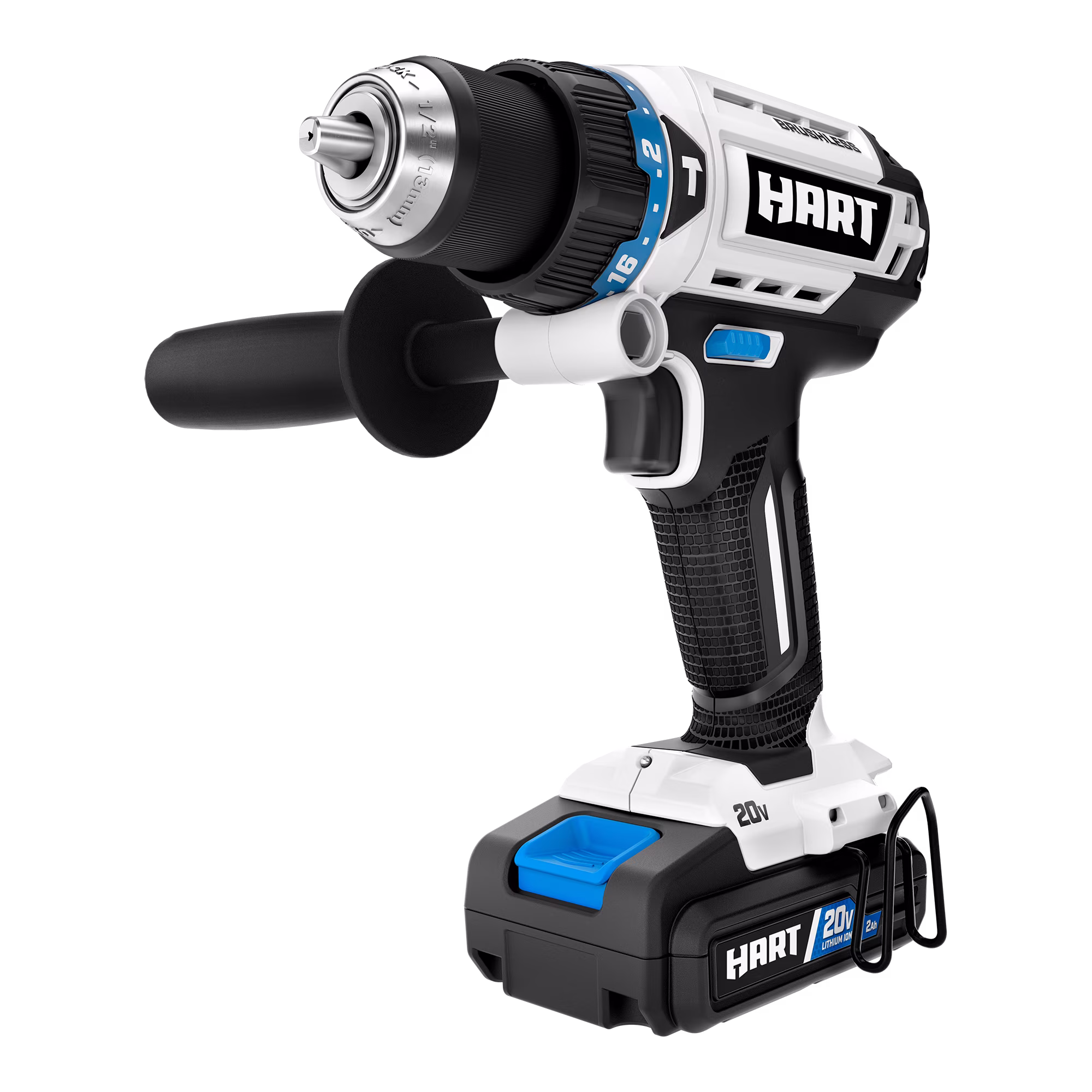 HART 20-Volt Brushless 1/2" Hammer Drill Kit
