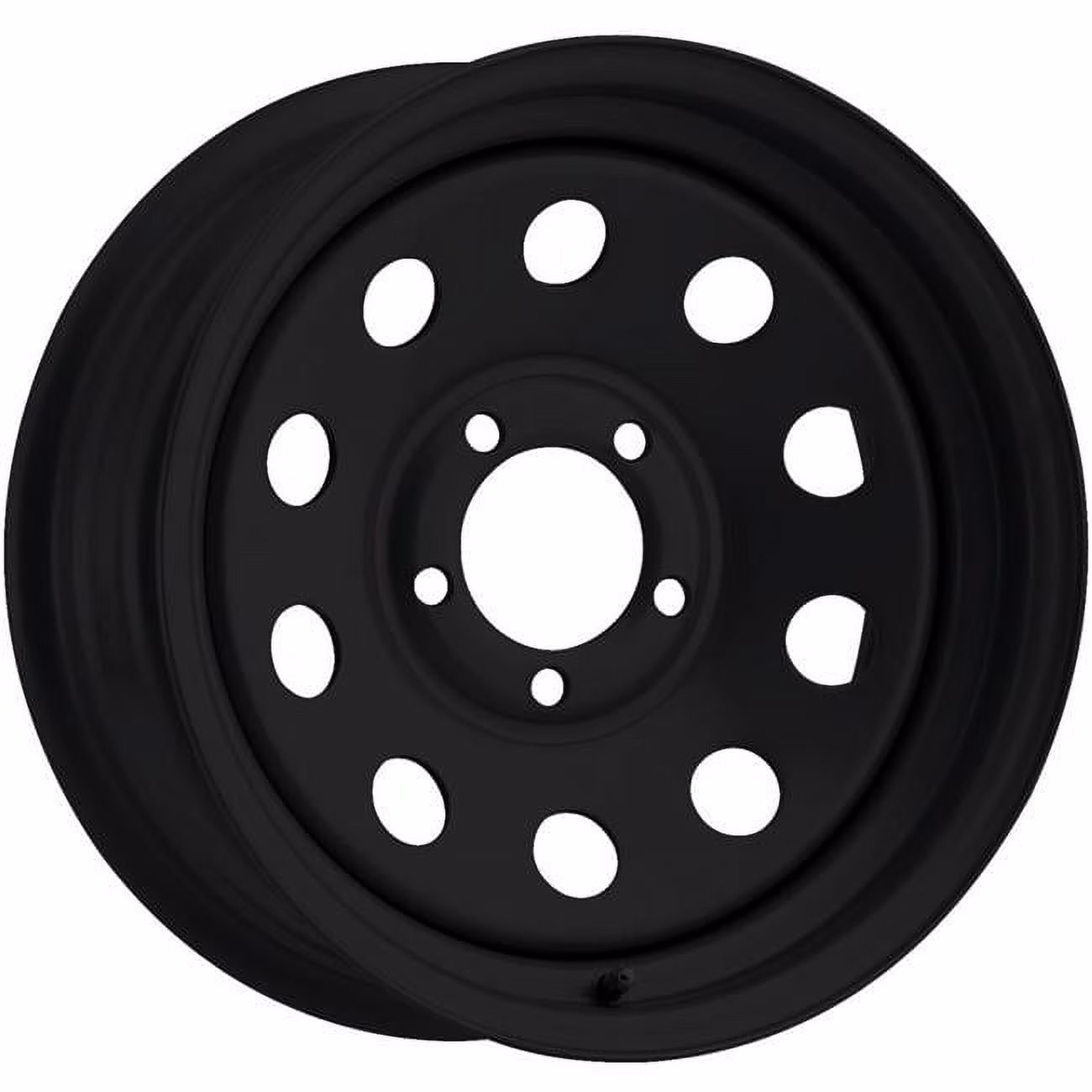 Vision JG70-6681B0-NB 8 x 165.1 mm Modular Trailers Wheel Rim - Black