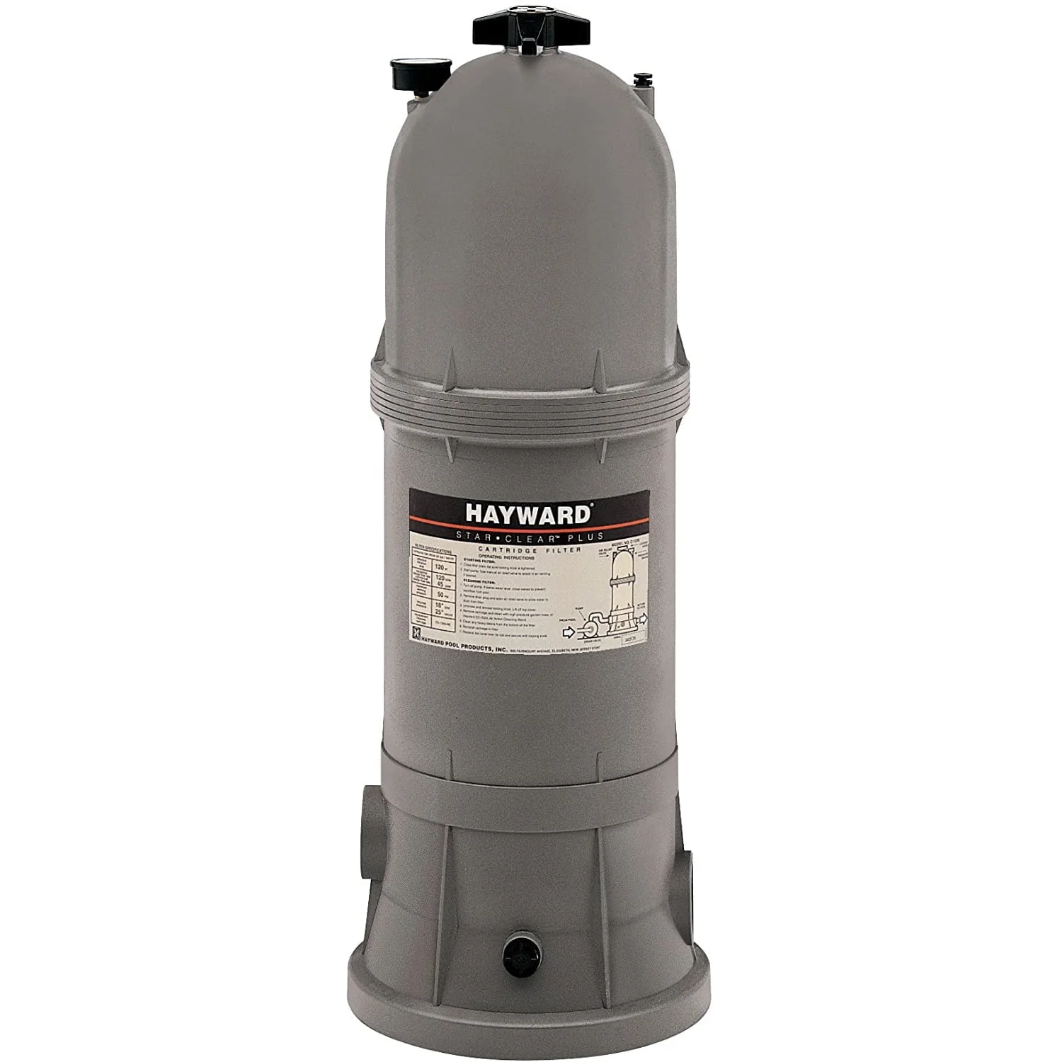 Hayward W3C12002 StarClear Plus 120 Sq Ft Outdoor Inground Cartridge Pool Filter
