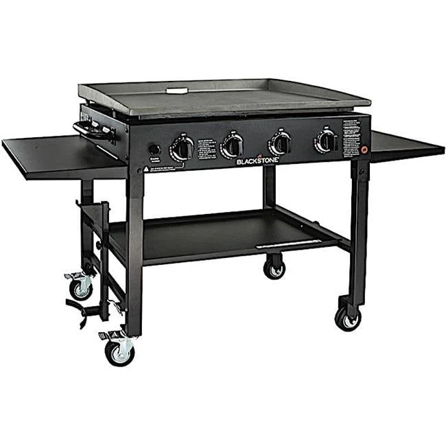 in. Griddle Cooking Station in Classic Black