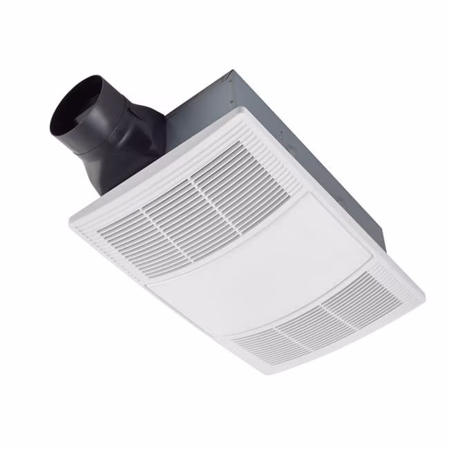 Broan-NuTone Non-Lit PowerHeat Bathroom Exhaust Fan and Heater, 110 CFM, 2.0 Sones, White
