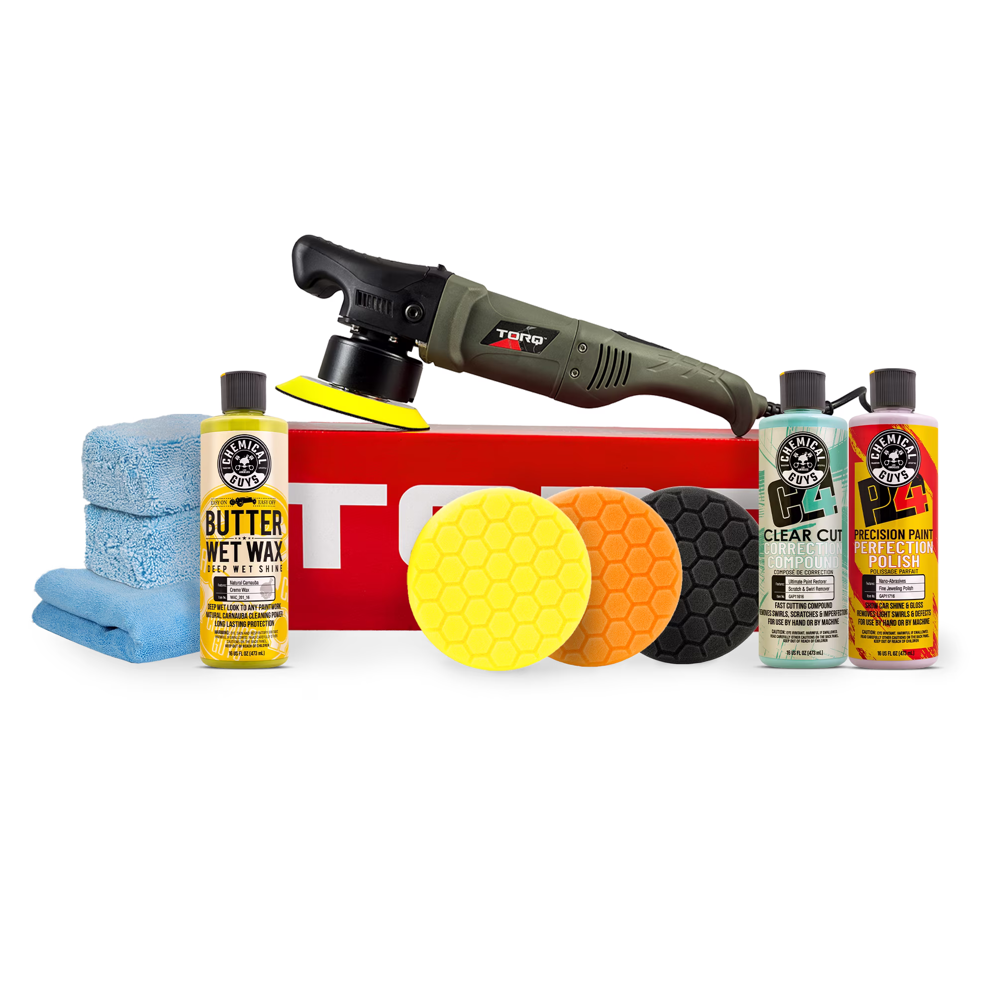 Chemical Guys TORQ Polisher Kit, 10 Piece
