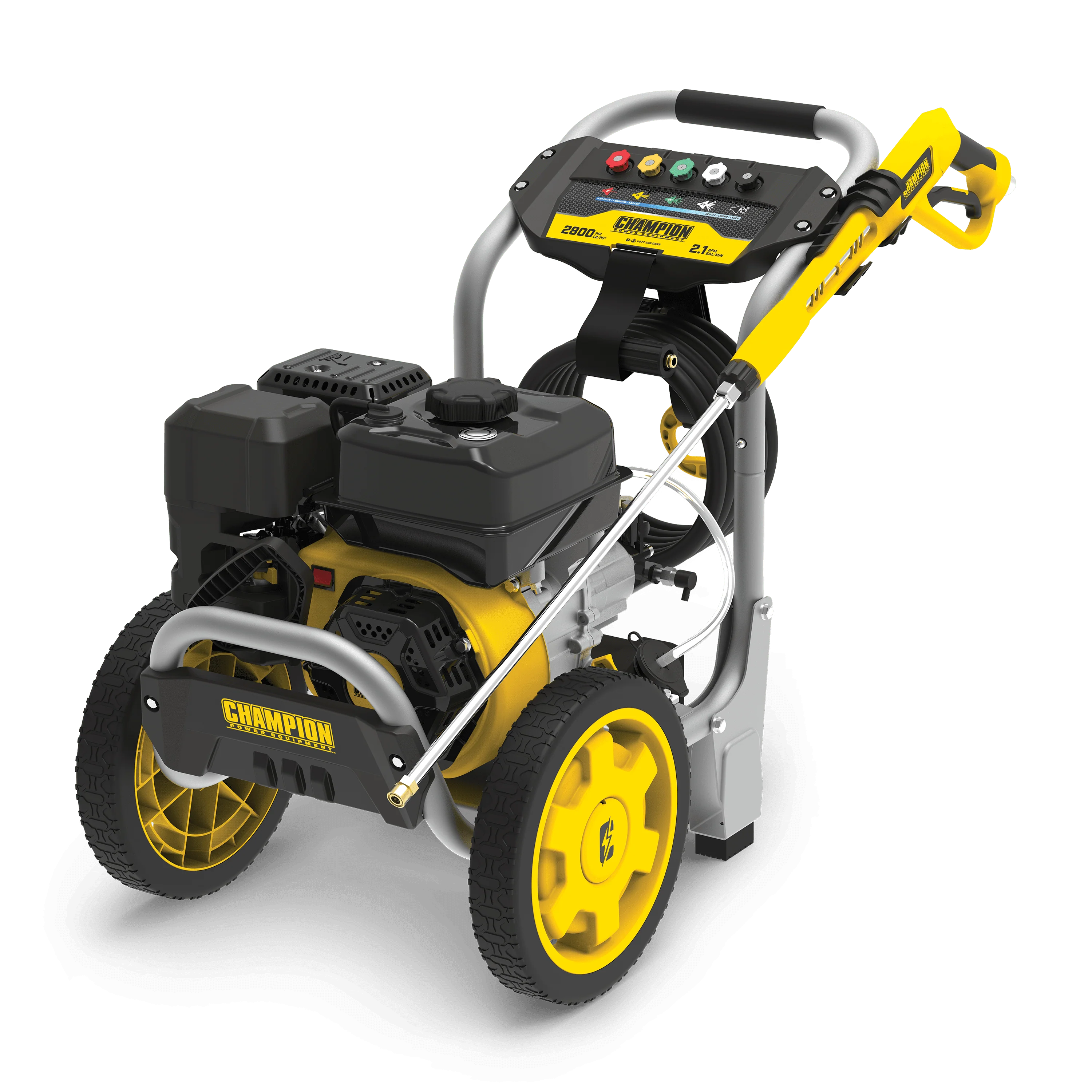 Champion Power Equipment 2800 PSI 2.1 GPM Low Profile Gas Powered Pressure Washer