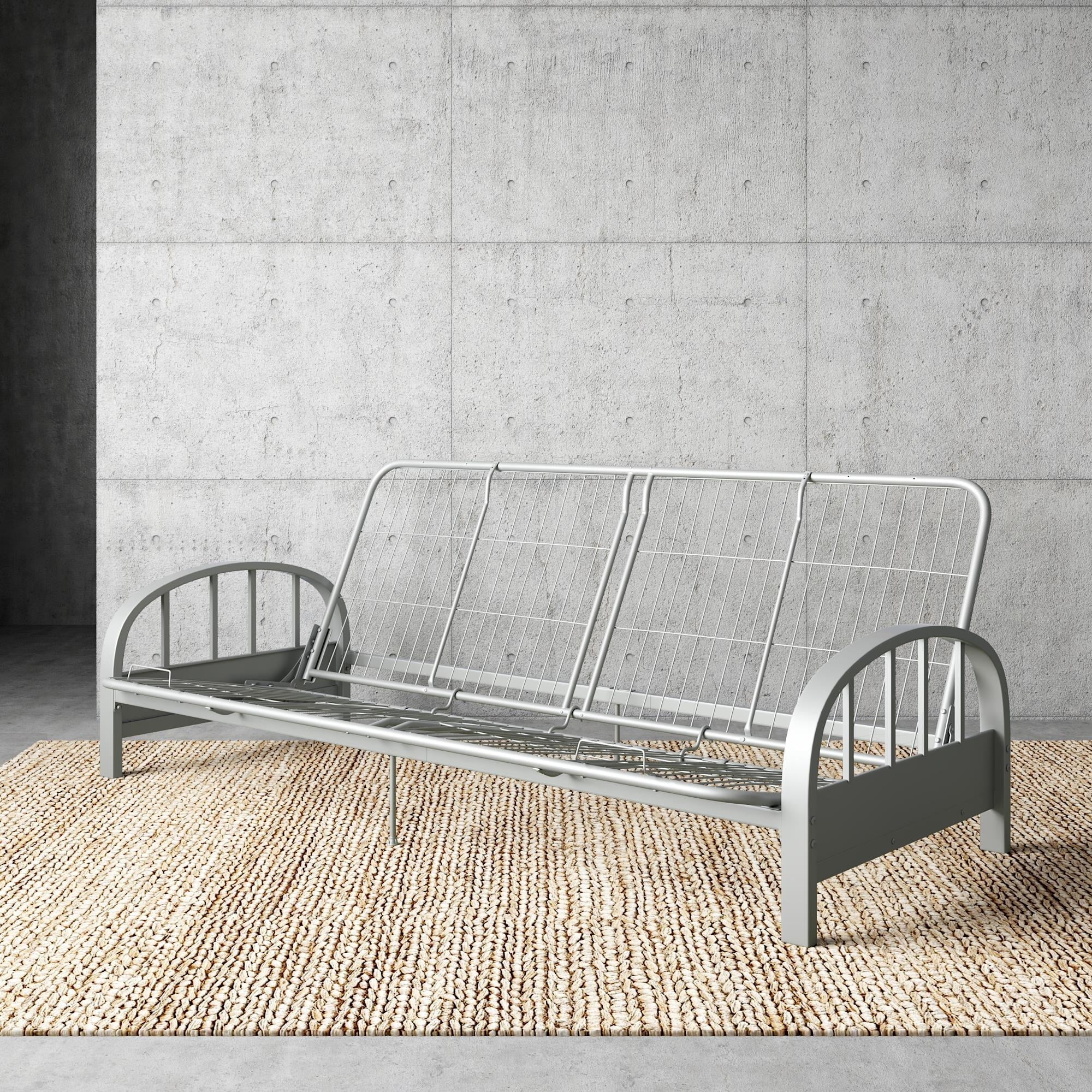 DHP Aiden Futon Frame, Silver