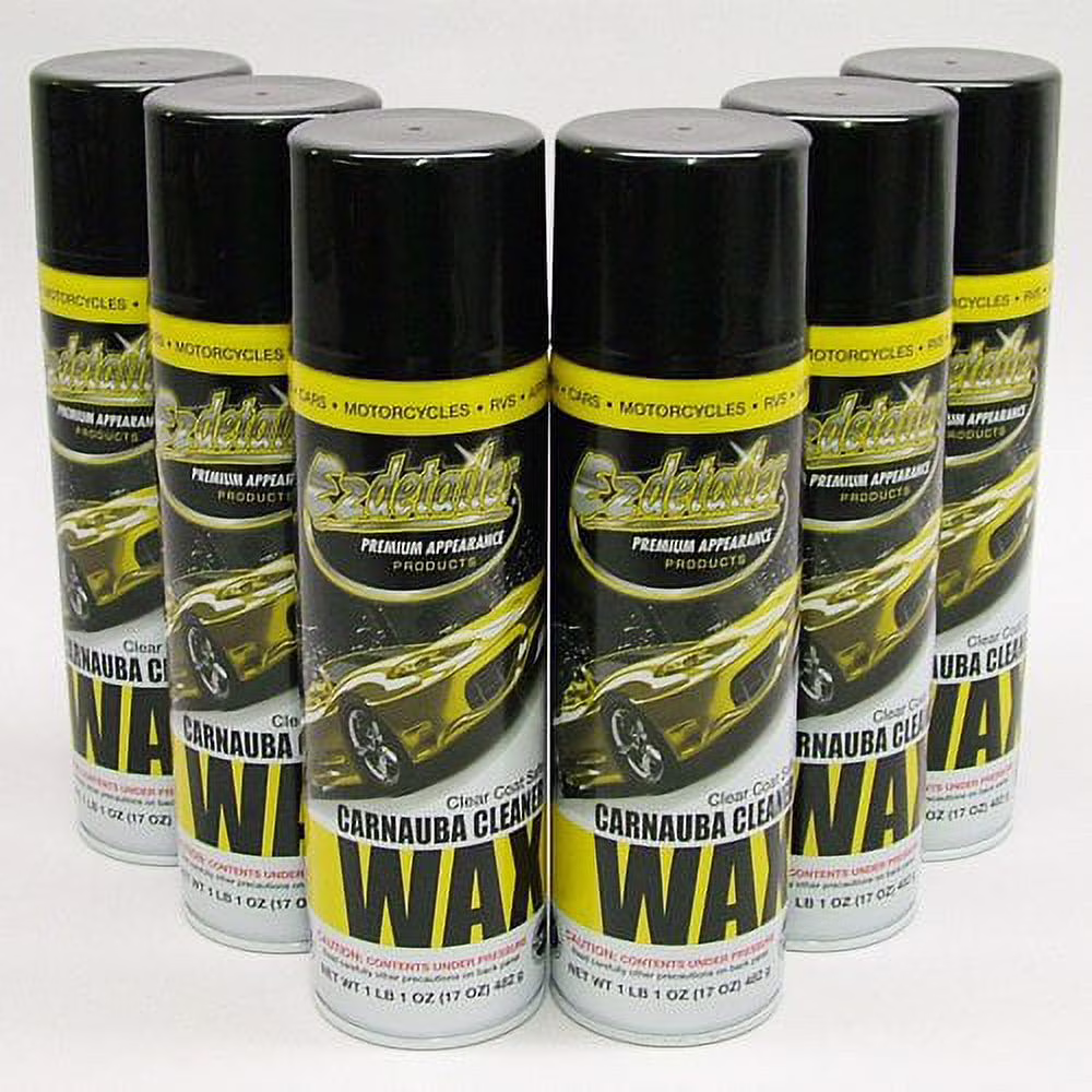 EZ WAX 579221 Premium EZ Detailer Waterless Automotive Cleaners, 6 Pieces