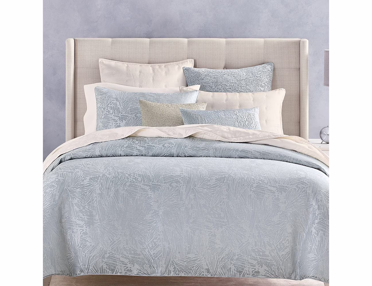 Hudson Park Collection Flora Duvet Cover, King, Flora