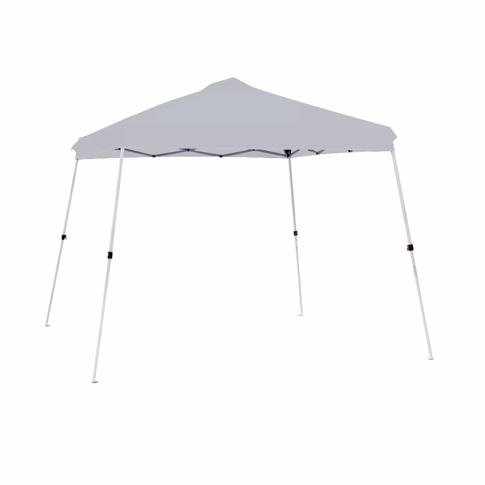 Garden Winds Custom Fit Replacement Canopy Top Cover Compatible with The Eagle Peak Base 11' X 11', Canopy Top 9' X 9' Slant Leg Pop Up - Upgraded Performance RIPLOCK 350 Fabric - Slate Gray