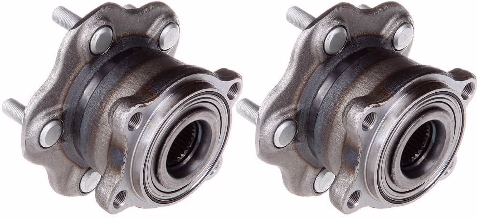Wheel Hub Assembly SCITOO Bearing and Wheel Hub Set Fits 2008-2012 Infiniti EX35 Rear Hub Bearing With 5 Lugs 512379