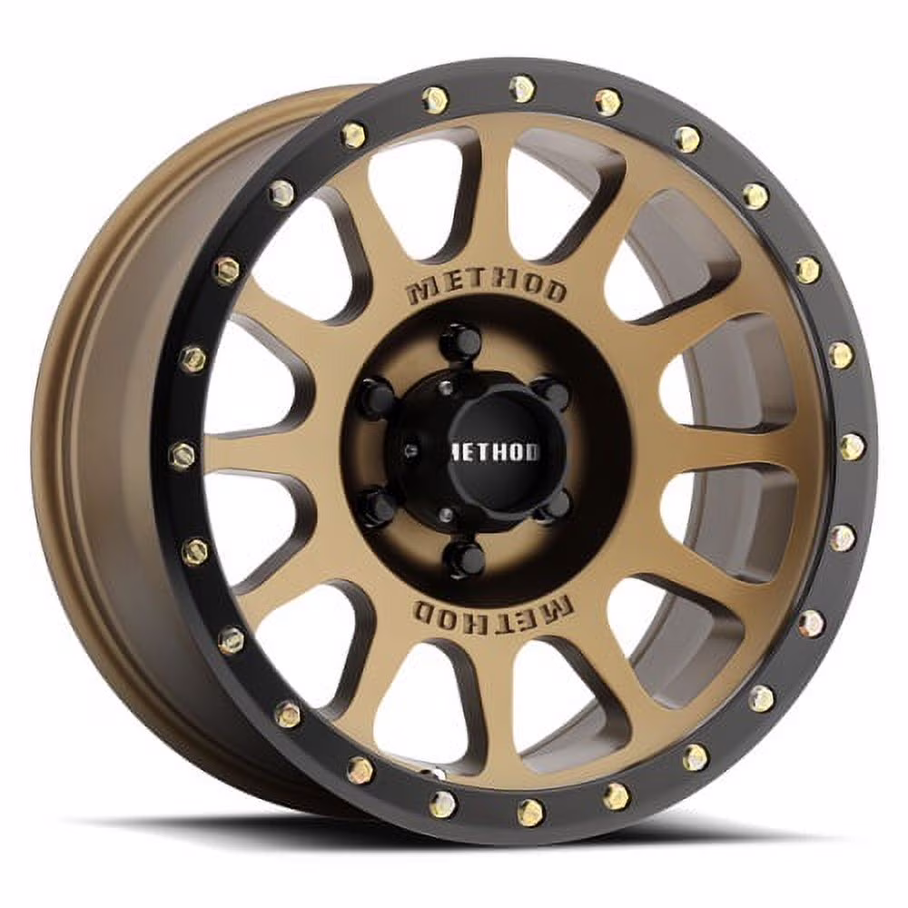 Method Race mr305 nv 16x8 6x139.7 0et 108mm method bronze/black street loc wheel Fits select: 2000-2013 CHEVROLET SILVERADO, 1996-2023 TOYOTA TACOMA