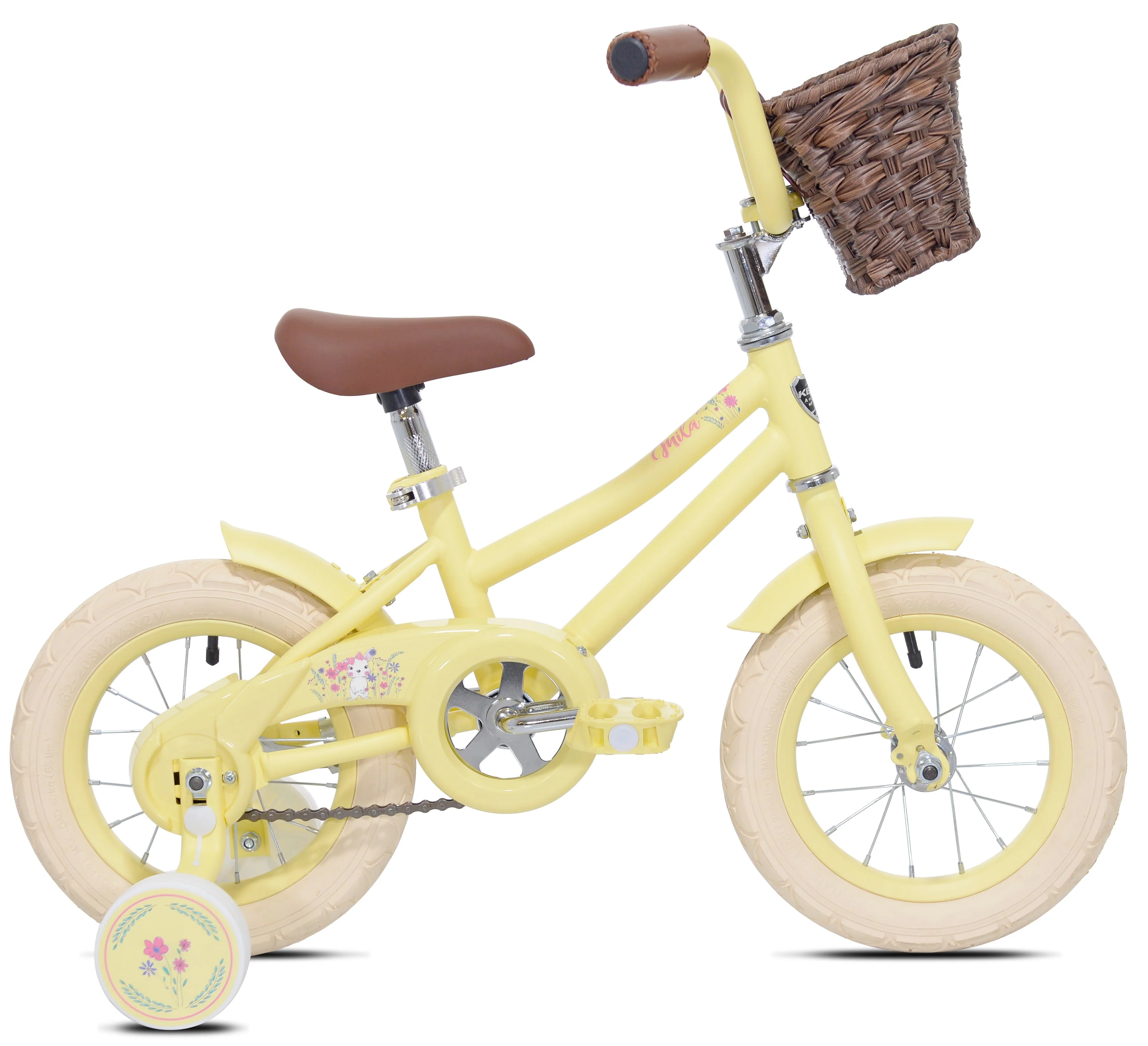 Kent Bicycle 12-inch Girls Mila Child Bicycle, Yellow