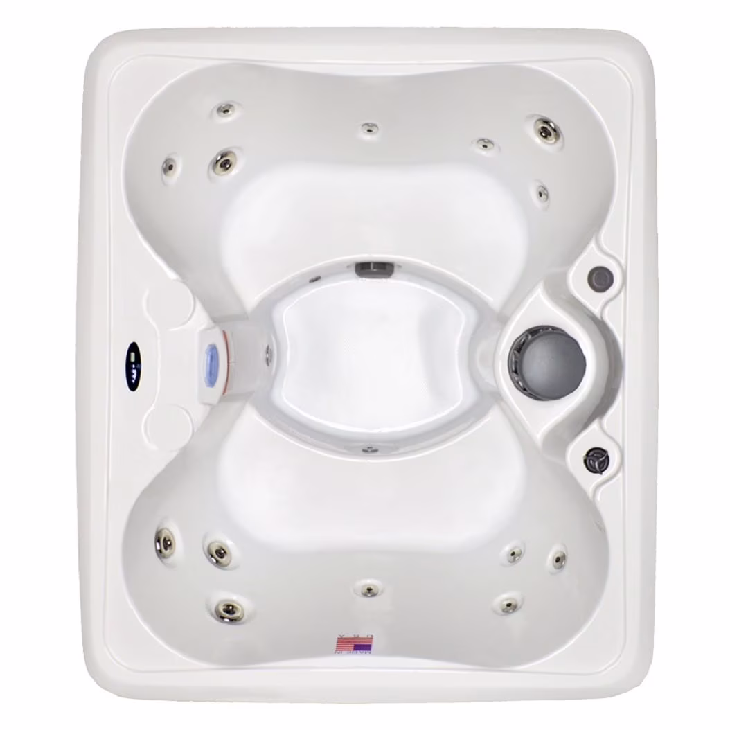 Hudson Bay Spas 5 Person 14 Jet Spa with Stainless Jets and 110V GFCI Cord Included.