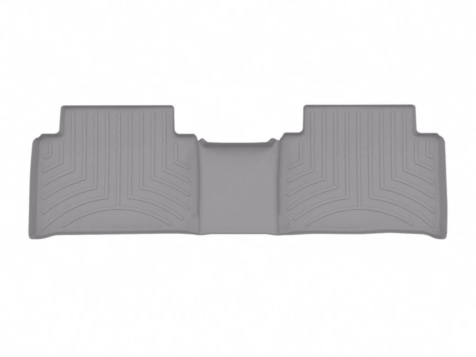 WeatherTech Custom Fit FloorLiners compatible with 2024-2025 Hyundai Santa Fe - 2nd Row, Grey