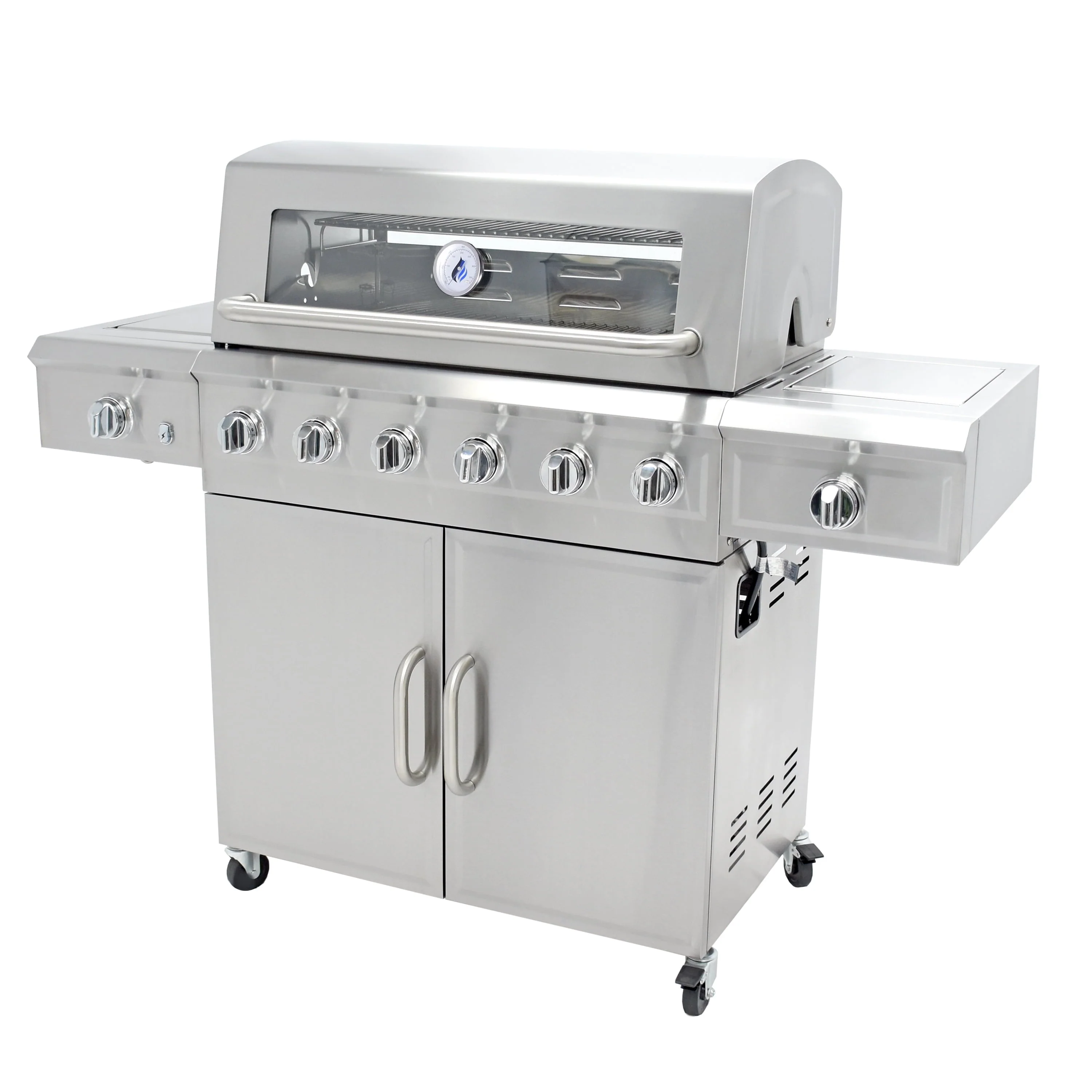 3 Embers 6 Burner Dual Fuel Gas Grill