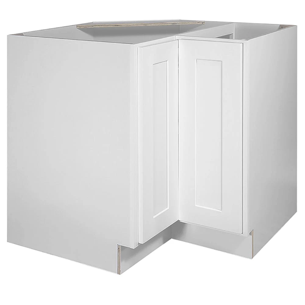 Design House 561431 Brookings Unassembled Shaker Lazy Susan Kitchen Cabinet 36x34.5x24, White