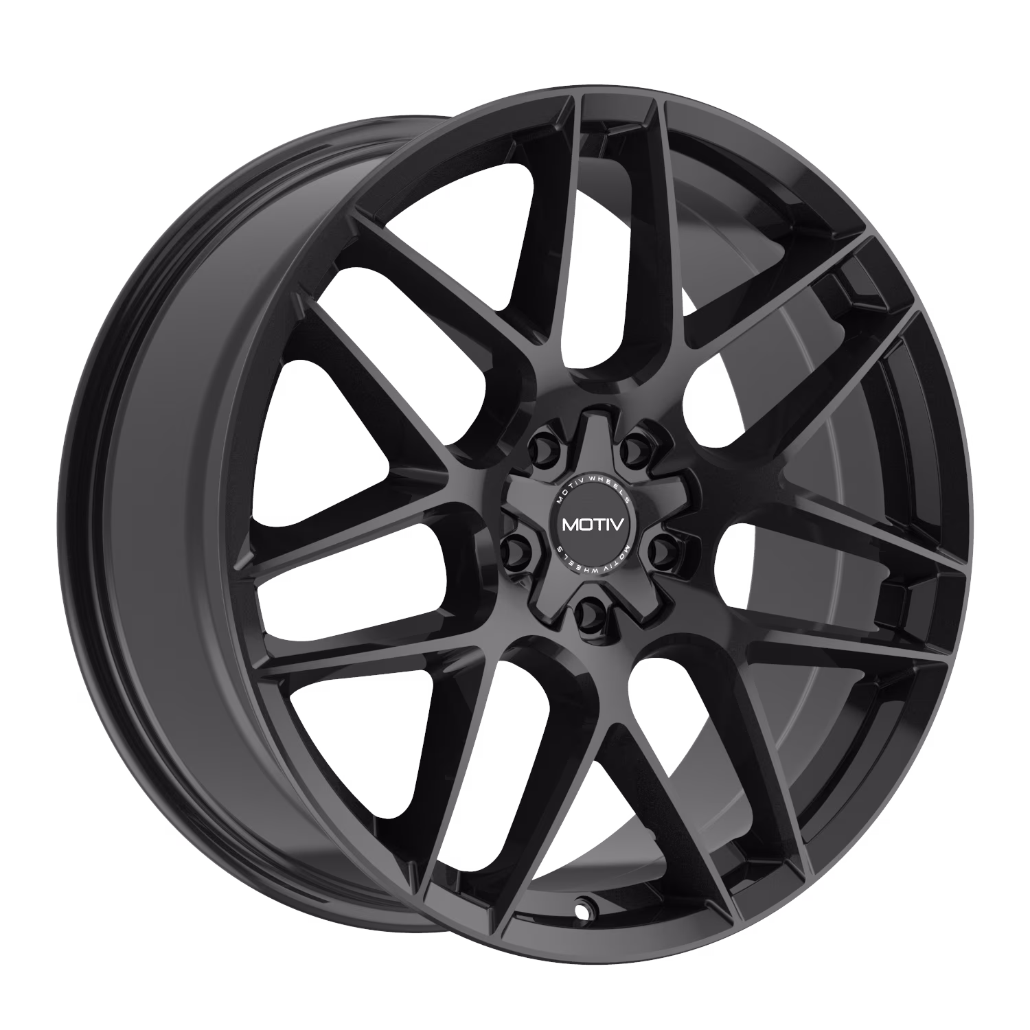 Motiv 435B FOIL 435B-8805742 18X8 5X4.50 / 5X120 (+42) MTV 435B Foil (HB 74.1) Gloss Black Cast Aluminum