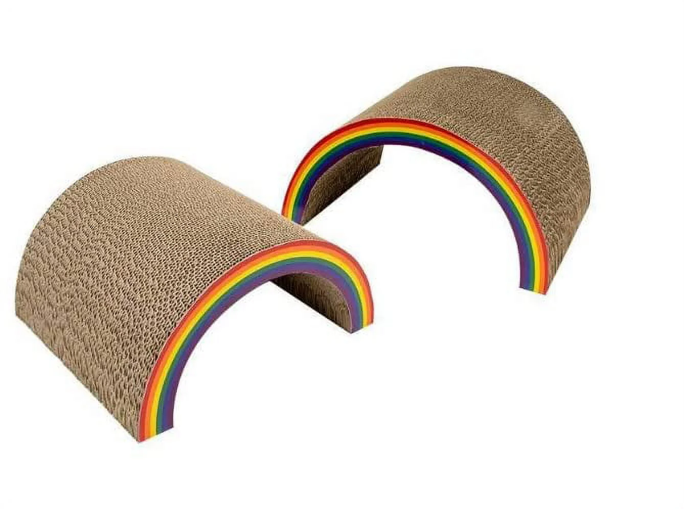 Double Rainbow Cat Scratcher Toy  Boots & Barkley - 2 pcs Sets