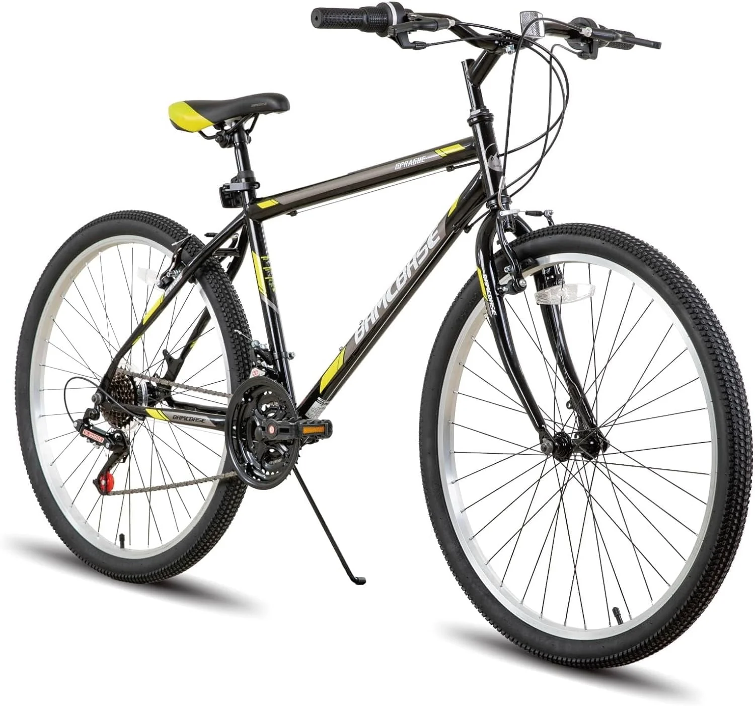 Hiland 24 26 inch Mountain Bike for Men Women, 21 Speeds  MTB Bicycle for Adult Youth